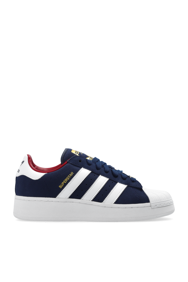 Adidas originals navy suede superstar trainers online